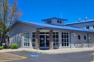 On-site retail store at Sparks Marina RV Park offering snacks, RV essentials, and travel supplies for guest convenience